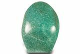 Free-Standing Chatoyant Polished Amazonite - Madagascar #383963-1